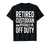 Custodio Retirado Oficialmente Fuera de Servicio Gracioso Conserje Camiseta