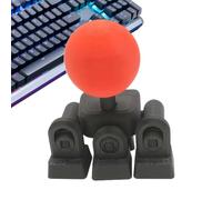 Custom Arcade Button Mods - 3D Printed Keycap Adapter, Mechanical Arcade Stick Adapter for Performance, Joystick Keycap Keyboard for Enthusiasts, Universal Esports Gear Equipment, Tactile Joystick