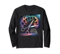 Custom Barber Jacket Barber Supplies Herramientas de Peluquero Peluquero Manga Larga