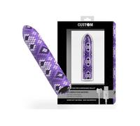 Custom Bullets Bala Vibradora Recargable Snake Lila 10V 1ud