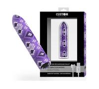 Custom Bullets Bala Vibradora Recargable Snake Lila 10V 1ud