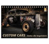 Custom Cars - Autos die begeistern (Tischkalender 2026 DIN A5 quer), CALVENDO Monatskalender: Diese außergewöhnlichen Autos muss man sich einfach ansehen.
