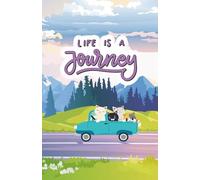 Custom 'Cat's Life is a Journey" Paperback Notebook: 120 Pages, 60 sheets, Personalized Journal for Any Occasion, Birthday Gift, Custom Cat Notebook, 5.5x8.5 in