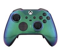 Custom Controllerzz Controlador Elite Series 2 compatible con Xbox Uno, Xbox Series S y Xbox Series X (camaleón verde y morado)