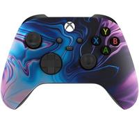 Custom Controllerzz Controlador inalámbrico para Microsoft Xbox Series X/S y Xbox Uno- Custom Xbox Series X/S (X/S Azul & Morado Swirl)