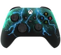 Custom Controllerzz Controlador inalámbrico para Microsoft Xbox Series X/S y Xbox Uno - Xbox Series X/S personalizado (X/S cielos verdes)