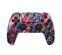 Custom Controllerzz Controlador inalámbrico personalizado compatible con PS5, varios diseños disponibles (Glacier Burn)