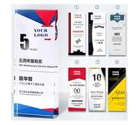 Custom Crystal Trophy - Premio creativo de alta gama para campeones de competición, reuniones anuales y premios al mejor empleado - Brave The Heights (serie de premios certificados, 20 x 8 cm)