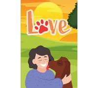 Custom "Dog Love" Paperback Notebook: 120 Pages, 60 sheets, Personalized Paperback, Unique Gift for Birthdays & Any Occasion, 5.5x8.5 in