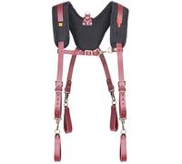 Custom Leathercraft 21522 CLC 21522-Tirantes Acolchados de Piel, marrón, Talla única