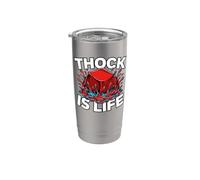 Custom Mechanical Keyboard Builder Thock Is Life Vaso térmico de acero inoxidable de doble pared