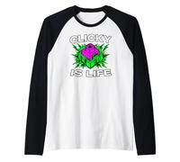 Custom Mechanical Keyboard Clicky Is Life Camiseta Manga Raglan