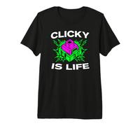 Custom Mechanical Keyboard Clicky Is Life Camiseta Premium