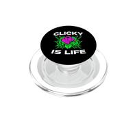 Custom Mechanical Keyboard Clicky Is Life PopSockets PopGrip para MagSafe