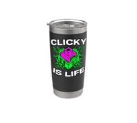 Custom Mechanical Keyboard Clicky Is Life Vaso térmico de acero inoxidable de doble pared