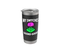 Custom Mechanical Keyboard My Switches Sound Good Vaso térmico de acero inoxidable de doble pared