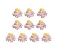 Custom Mechanical Keyboard, Silent Switches For Mechanical Keyboard, Silent Shaft Quiet Silent Switches, Pre-lubrication Keyboard Switches With 5 Pins Smooth Typing Experience,