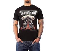 Custom Men's Summer Fashion T-Shirt Testament T Shirt Brotherhood of The Snake Mens Black Short Sleeve Funny T Shirts(X-Large)