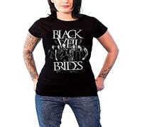 Custom Personality T-Shirt Black Veil Brides BVB Band Shot Womens Black T Shirt Short Sleeve Summer Fashion Grils T-Shirt(X-Large)