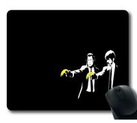 Custom & Personalized Banksy Pulp Fiction Mouse Pads/Mats-Picture Printed Rectangle/Oblong Mousepad in 7"*9"