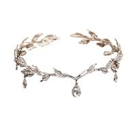 Custom Rhinestone Forehead Chain & Tiara - Elegant Crystal Headdress For Weddings, talla única, Madera de agar