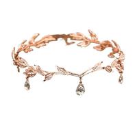 Custom Rhinestone Forehead Chain & Tiara - Elegant Crystal Headdress For Weddings, talla única, Madera de agar