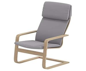 Custom Slipcover Replacement ¡Solo Cubre! Sillón no Incluido. La Funda de Repuesto para Silla Pello está Especialmente Fabricada para la Funda IKEA Pello Chair (Gris Claro)