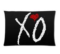 Custom The Weeknd XO Music Album Pillowcase Cushion Case Zippered Two Sides Printed 20x30 Inches Fasfion Design Cotton Throw Pillow Cover
