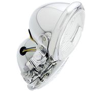 Customacces FA0008J Faro Auxiliar Antiniebla Homologado, Diametro 115 mm, Color Cromado