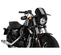 Customacces Semicarenado Modelo Anarchy Negro para Harley Davidson Sportster Iron XL1200N 18'-20', Harley Davidson Sportster 1200 Forty-Eight XL1200X 17'-19'