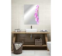 CustomGlass Espejo Rectangular de Pared Modelo Gotzis de 80 x 60 cm con decoración Personalizado Estilo Retro rústico clásico Moderno para baño vestidor tocador habitación DIY