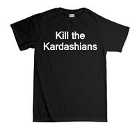 Customised Perfection Kill The Kardashians Funny Kim Black - Camiseta moderna e informal de mezcla de algodón, talla XL, color negro, Extragrande, Negro, X-Large