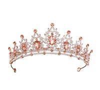 Customizable Bridal Crown - Elegant Hair Accessory for Adult Weddings & Birthdays, One Size, Madera de agar