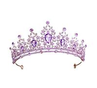 Customizable Bridal Crown - Elegant Hair Accessory for Adult Weddings & Birthdays, One Size, Madera de agar