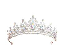 Customizable Bridal Crown - Elegant Hair Accessory for Adult Weddings & Birthdays, One Size, Madera de agar