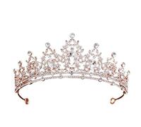 Customizable Bridal Crown - Elegant Hair Accessory for Adult Weddings & Birthdays, One Size, Madera de agar