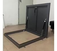 Customizable Rooftop Hatch Lid Rainproof, Galvanized Attic Skylight Cover with Gas Shock Strut & Handle & Rubber Seal Strip, Manhole/Cellars Exit Cover(500mm)