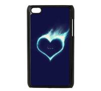 Customized Cell teléfono Carcasa para iPod Touch 4 con diseño de Bricolaje Fire corazón