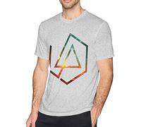 Customized Funny Short Sleeve Funny Linkin-Park Logos Crew Neck tee T-Shirts for Mens,Tops tee (Medium)