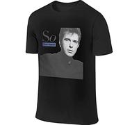 Customized Geek Short Sleeve Peter Gabriel So Printed Crew Neck T Shirts for Mens,Tops tee (Medium)