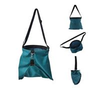 CUSTOMRUNNER Grande Sacco Raccolta Frutta con Scarico Inferiore, Grembiule da Giardino Impermeabile 15 Kg, Resistente Sacco Oxford per Mele, Verdure e Agrumi(Blue)