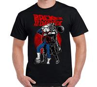CustomT Back to The Darkside BTTF T-Shirt(Medium)