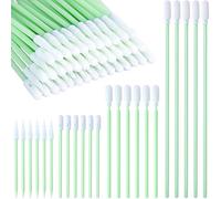 CustomyLife 140 hisopos de limpieza de espuma, 4 tipos de hisopos de microfibra de poliéster de punto para laboratorio, electrónica, impresora, pistola, cámara, lente óptica, sala blanca, reloj,