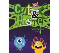 Cut and Paste Activity Book Monster Edition - 3-5 year olds
