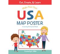 Cut, Create & Learn: USA MAP POSTER: A Learning Craft Activity Book