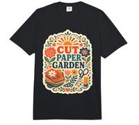Cut Paper Garden Flores Papel Creatividad Comfort Colors Adult Heavyweight T-Shirt