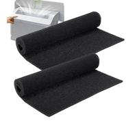 Cut To Fit Air Filter -Window Air Conditioner Filters, Filters Flexible Cutting Foam Pad Pre Filter | Reusable & Washable Áir F́ilter For Àir Purifiers Furnace F́ilters & Trash Cans