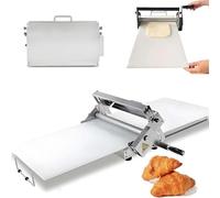 CUTANGELAR Amasadora manual multiusos - Prensa comercial de acero inoxidable con patas plegables, crea desde masas de wonton impecables de 0,5 mm hasta cortezas de tarta de 25 mm(83 * 48 * 25cm)