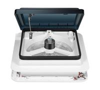 CUTANGELAR Claraboya De Techo, Siste·ma De 4 Luces LED. Claraboya Universal Para RV Combina Ventilación E Iluminación. Para Autocaravanas Y Caravanas Que Requieren Control Climático Versátil.