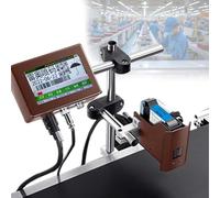 CUTANGELAR Codificadora De Inyección De Tinta En Línea, Impresora De Inyección De Tinta Industrial, Máquina Codificadora Automática para Códigos QR De Texto, Códigos De Barras, Números.(12.7mm)